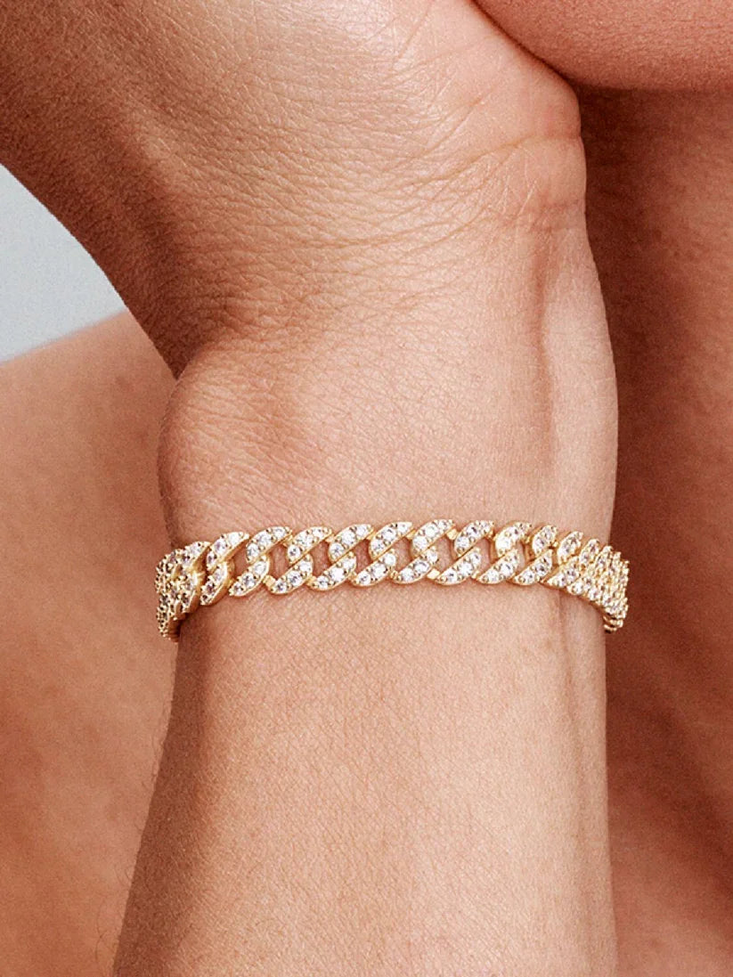 Pulsera de moissanita cubana