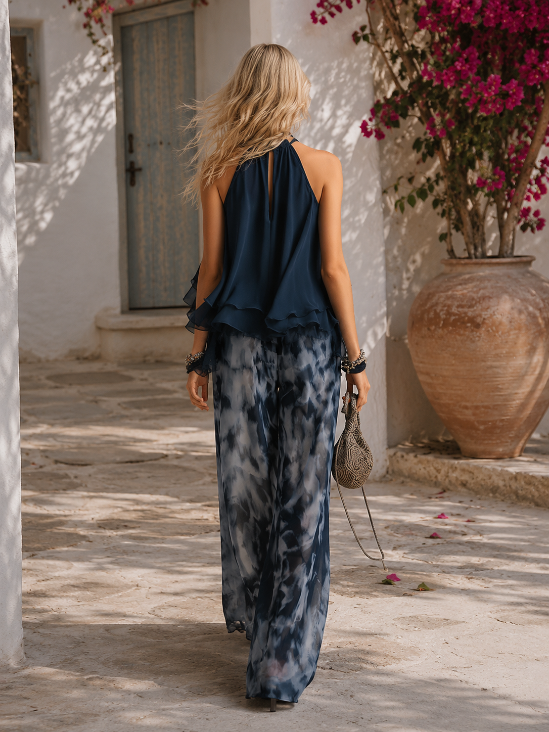 Serena | Conjunto elegante en chiffon
