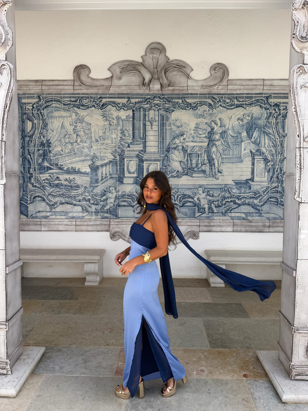 Vestido Zahara en Azul | EDICION LIMITADA