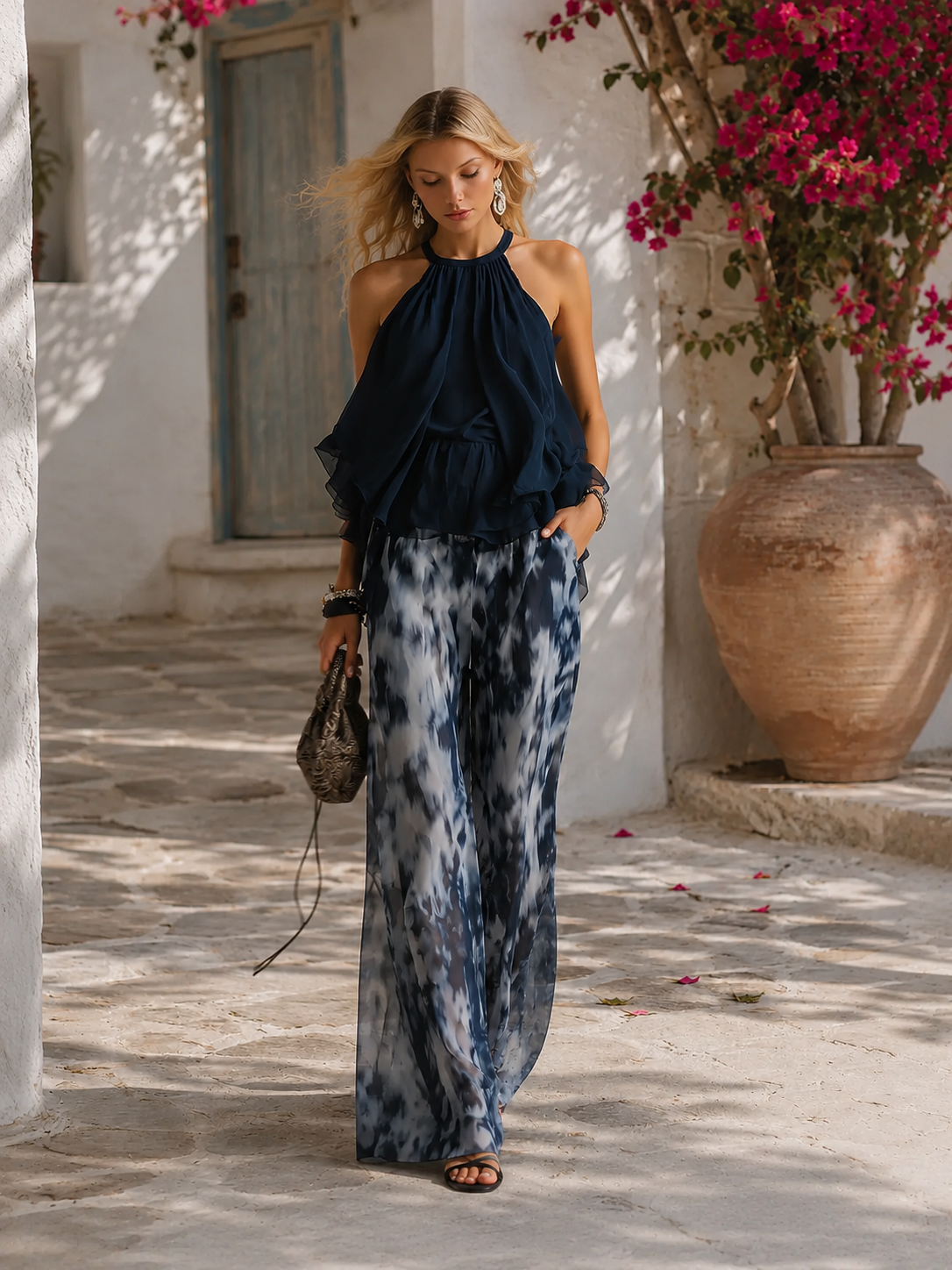 Serena | Conjunto elegante en chiffon