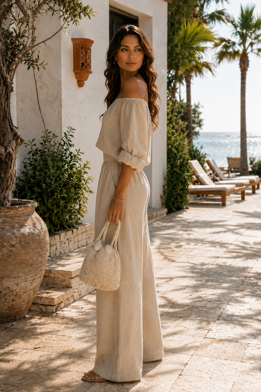Arabella | Conjunto exclusivo con efecto lino para un verano con estilo