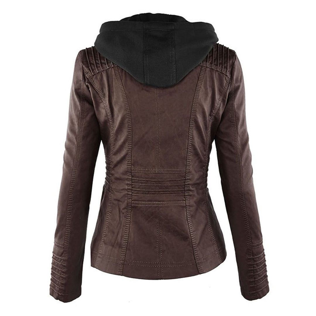 Flavia | Chaqueta de Cuero Robusta y Elegante