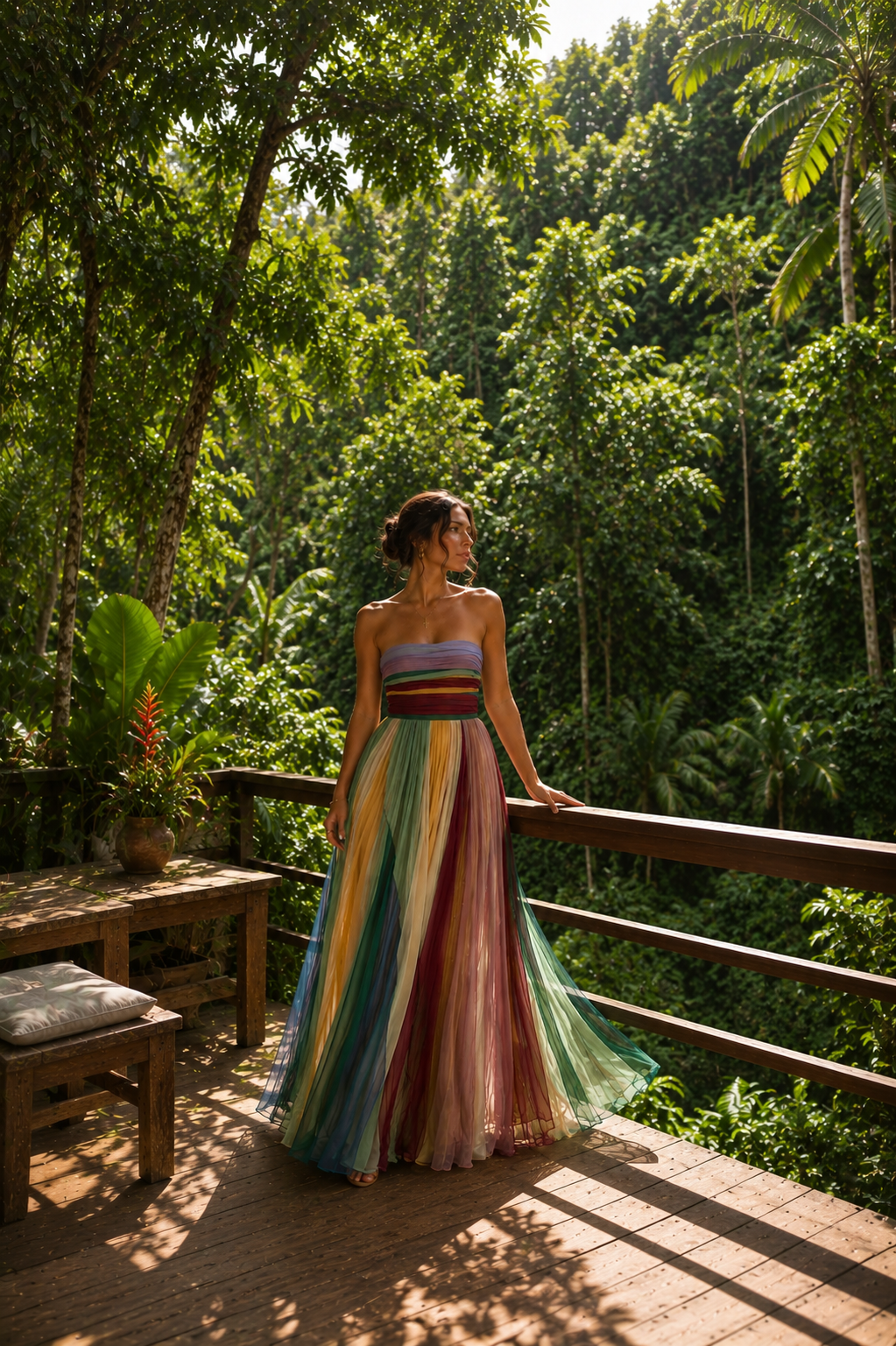 Thirza - Vestido Plisado Multicolor | Edición Especial