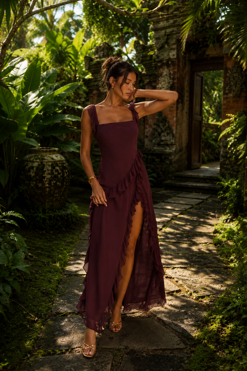 Luz | Vestido Deslumbrante con Volantes