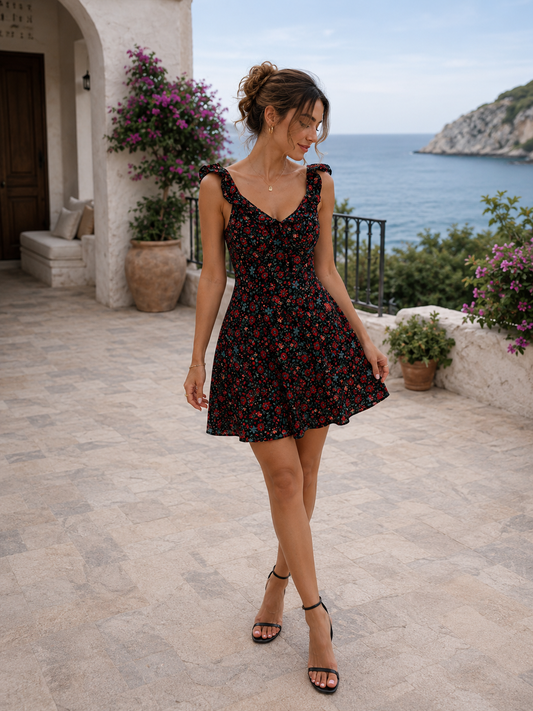 Victoria™ | Mini Vestido Floral