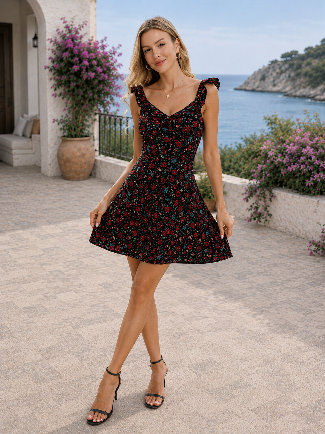 Victoria™ | Mini Vestido Floral