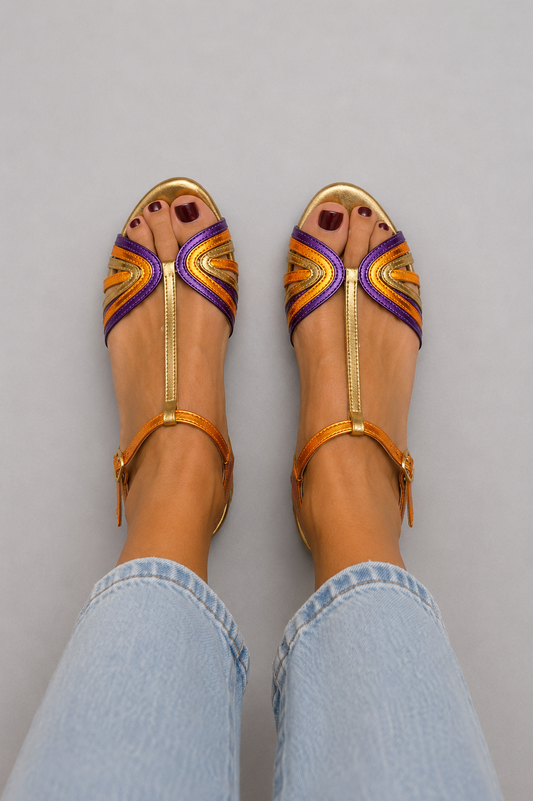 Viviana | Sandalias Coloridas Mediterráneas