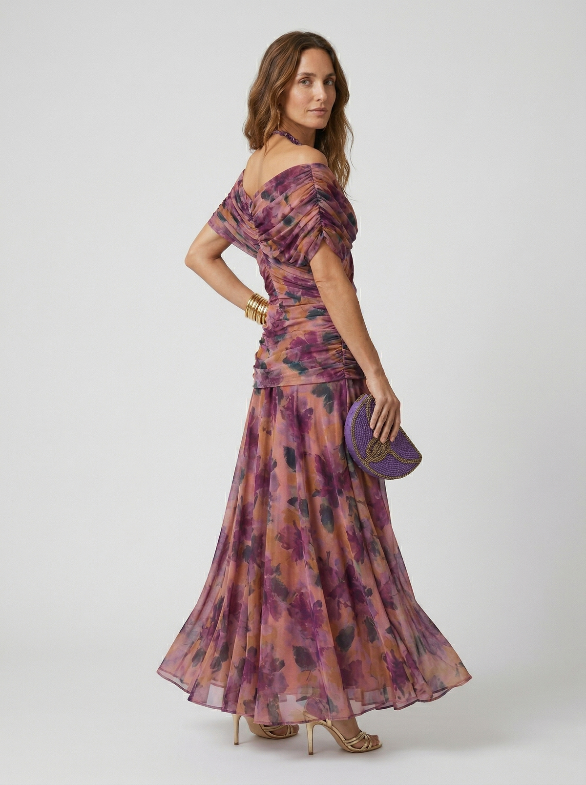 Nora | Vestido largo con escote en v - EDICIÓN LIMITADA