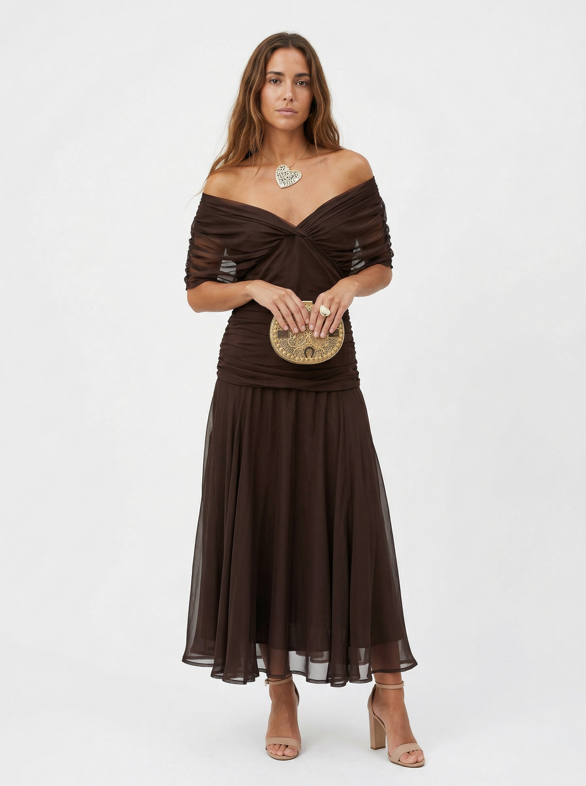 Nora | Vestido largo con escote en v - EDICIÓN LIMITADA