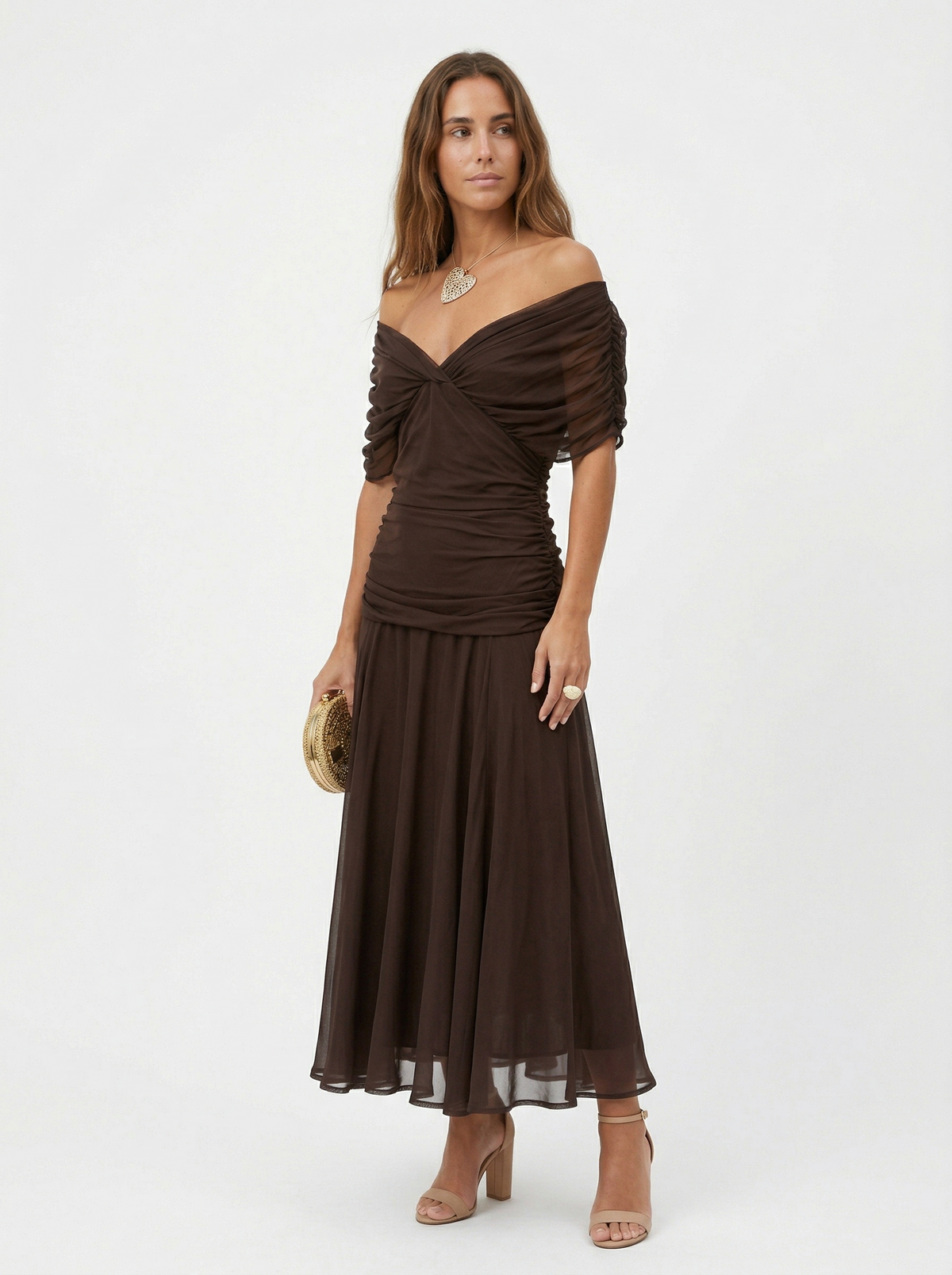 Nora | Vestido largo con escote en v - EDICIÓN LIMITADA