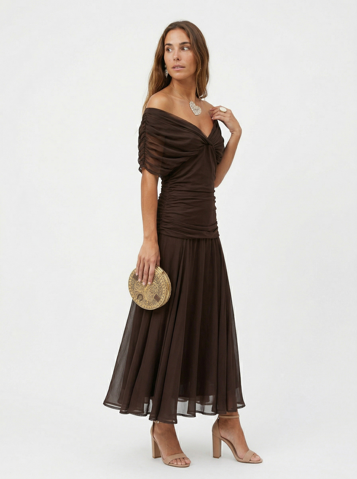 Nora | Vestido largo con escote en v - EDICIÓN LIMITADA
