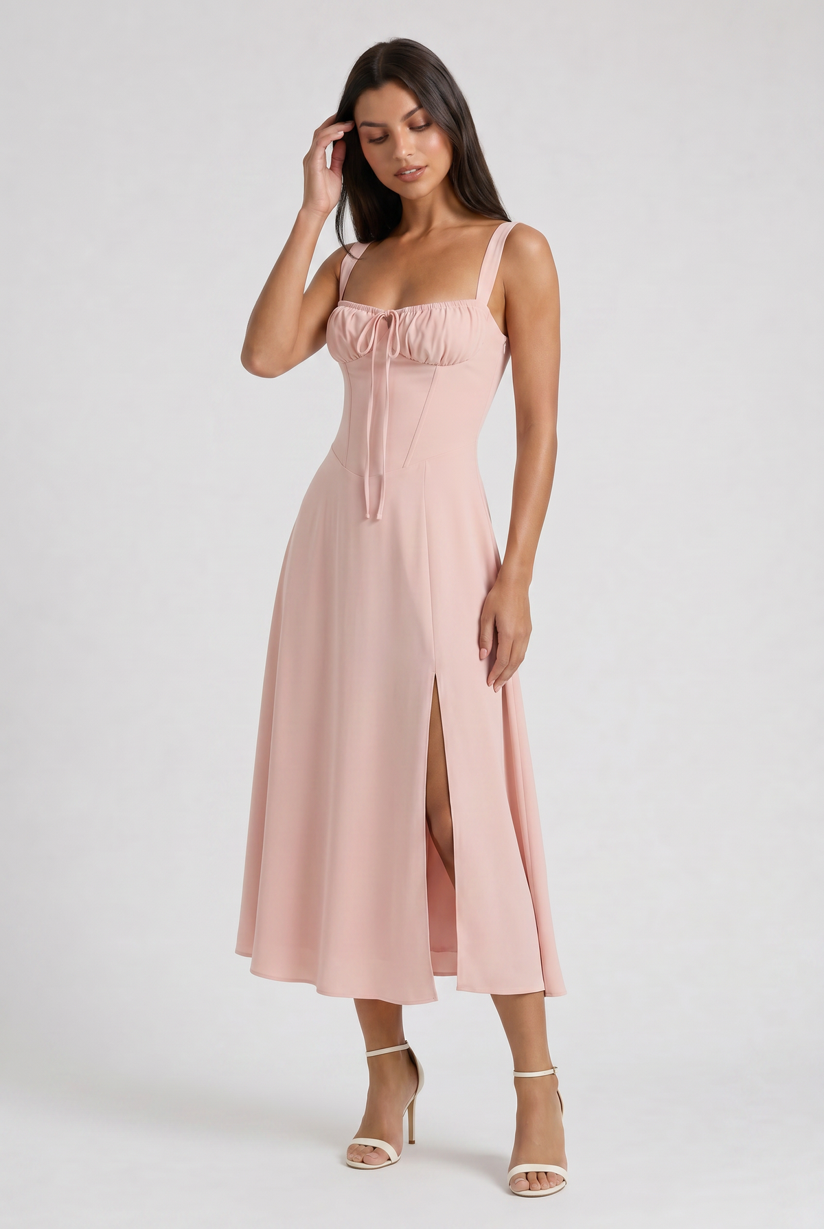 Aurora - Vestido Corset con Espalda de Cordones