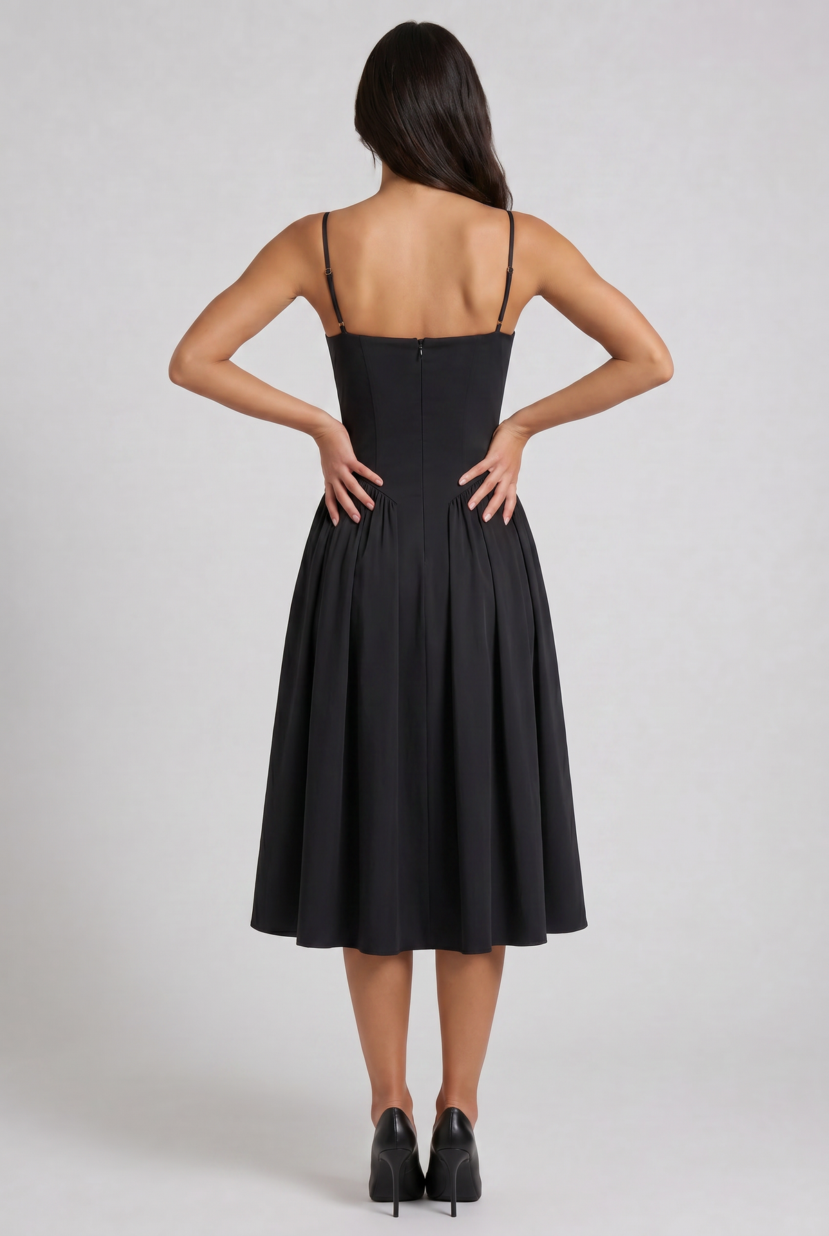 Francesca - Vestido Midi Corset Fruncido