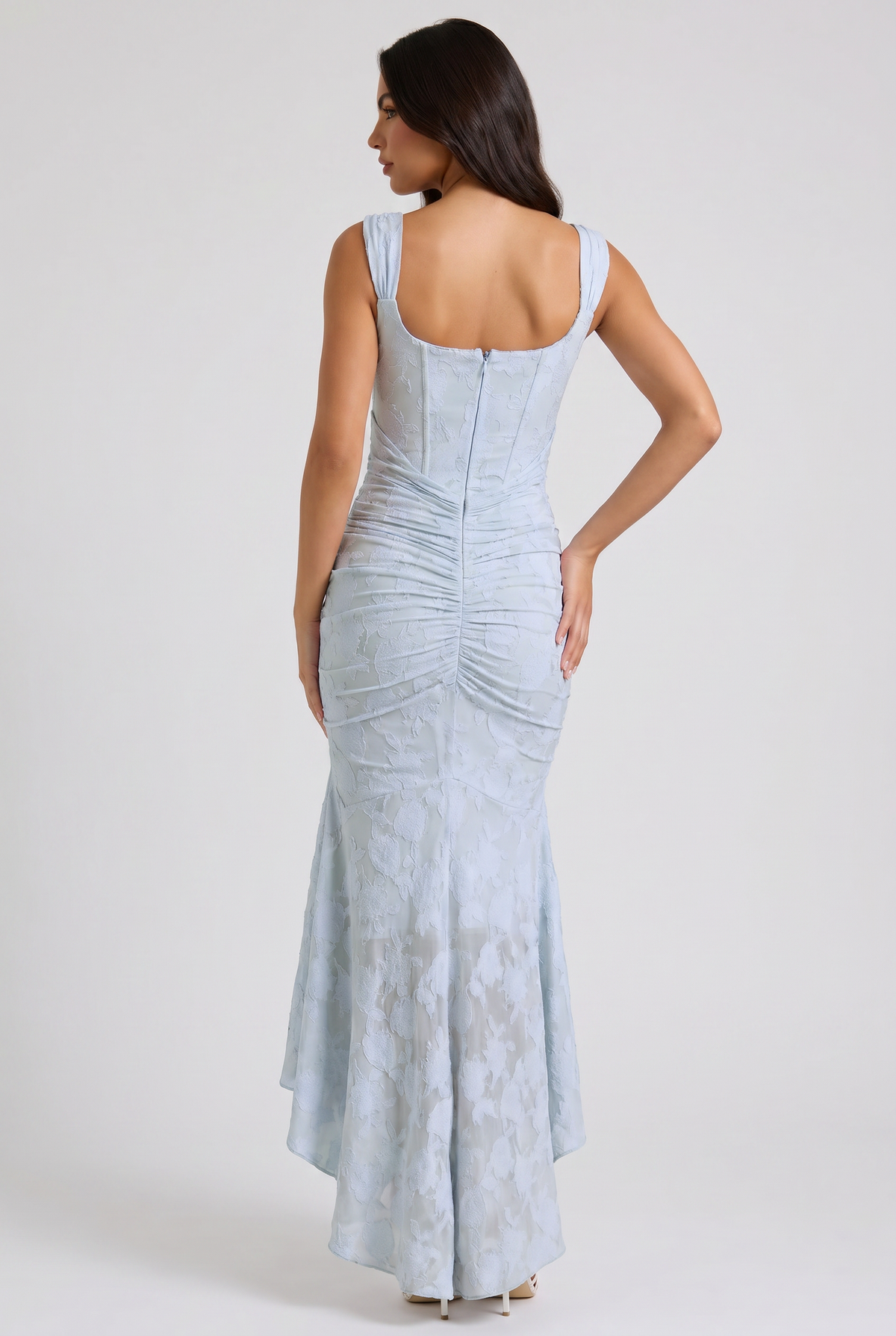 Charlotte - Vestido Midi Corset Azul