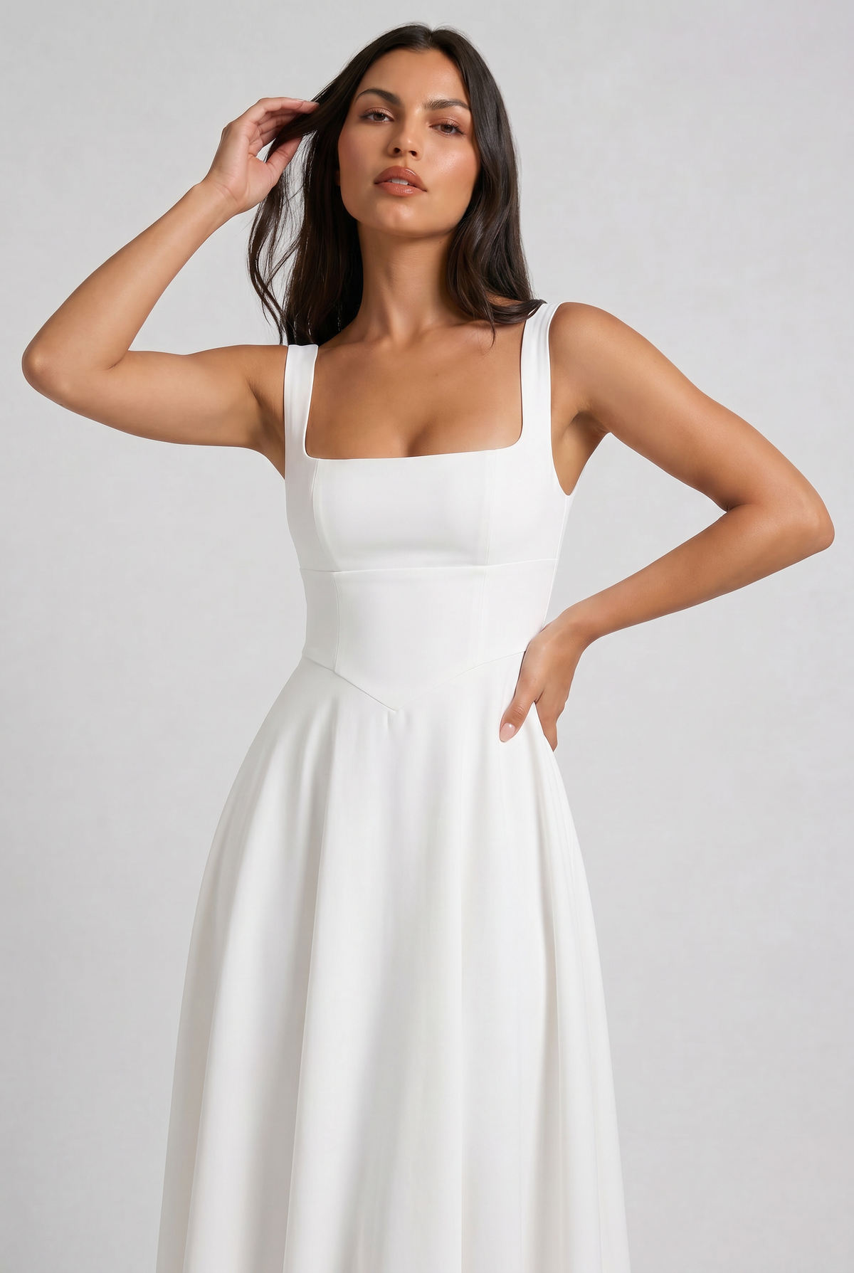 Lena - Vestido Midi Entallado