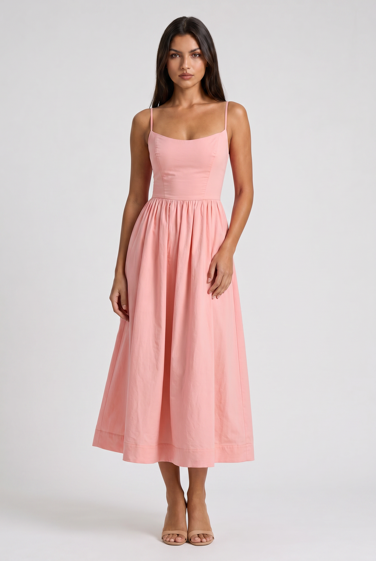 Keana - Vestido Midi con Tirantes Ajustables