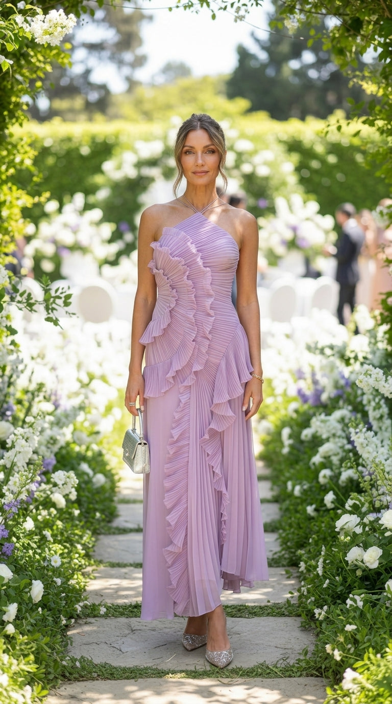 ELISIA | Vestido Maxi Elegante con Volantes - EDICIÓN LIMITADA