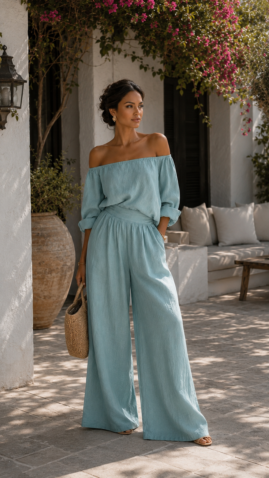 Arabella | Conjunto exclusivo con efecto lino para un verano con estilo