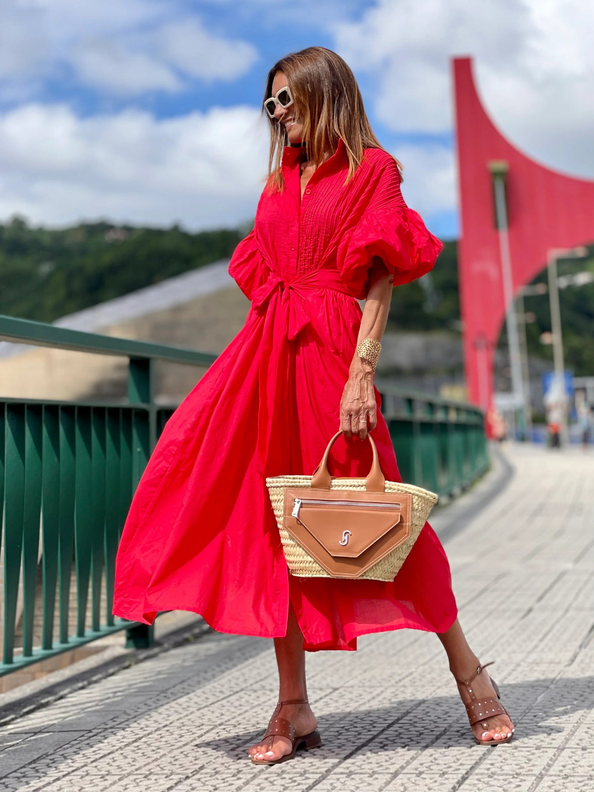 Vestido Phoebe Blanco — Elegancia Atemporal en Algodón Egipcio