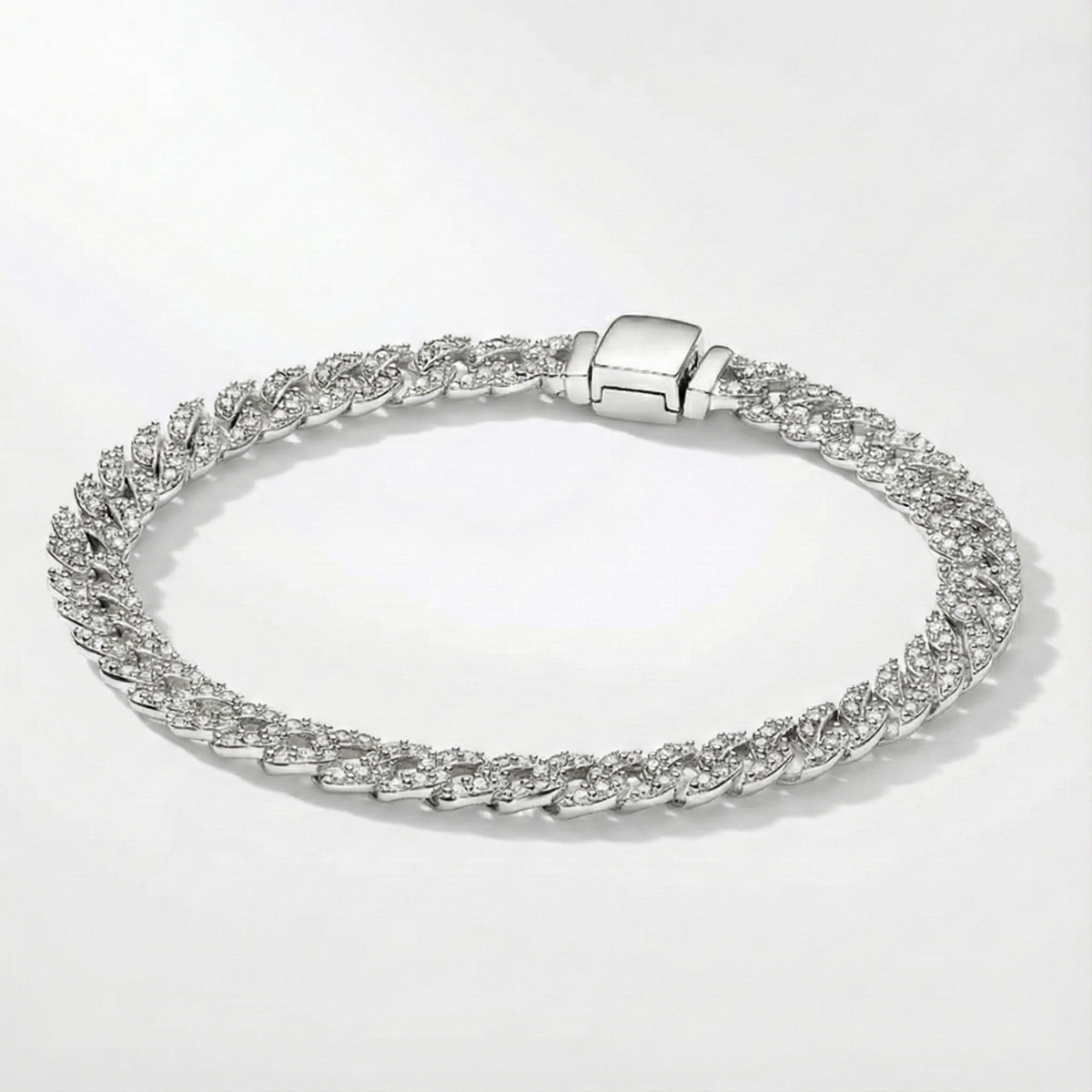 Pulsera de moissanita cubana