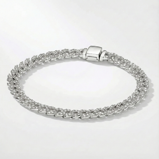 Pulsera de moissanita cubana