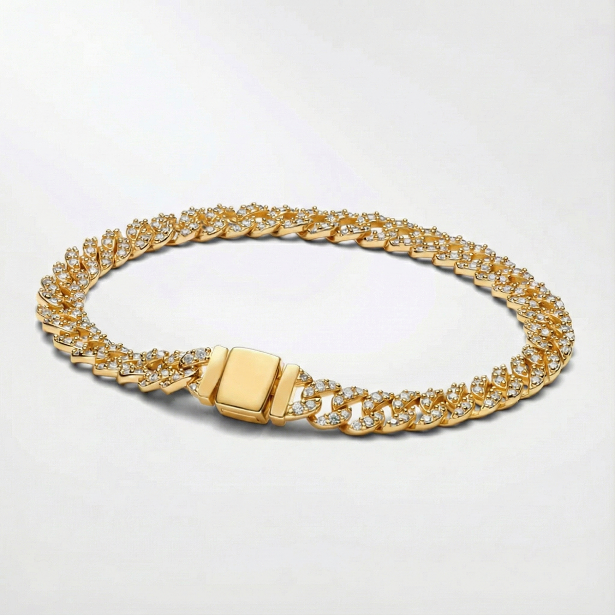 Pulsera de moissanita cubana