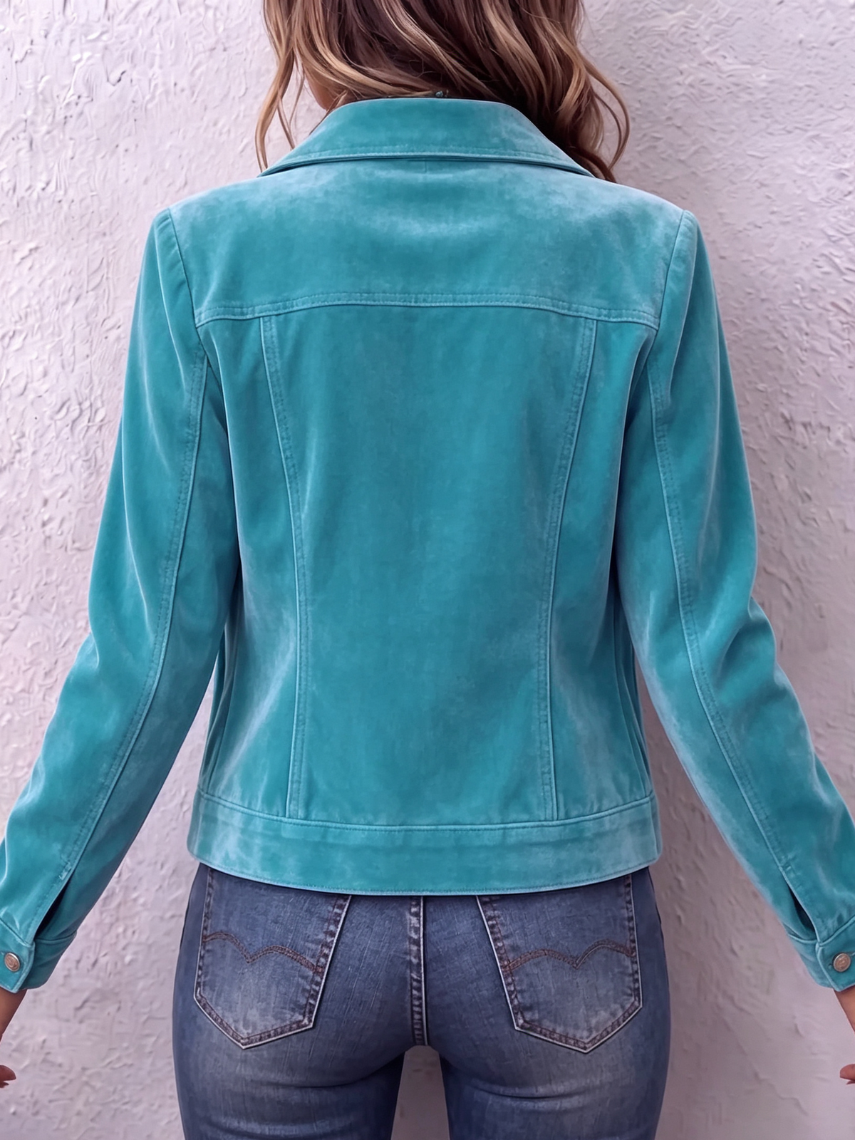 Raffaella - Chaqueta de terciopelo vintage de estilo bohemio